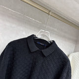 Flat lay presentation of Louis Vuitton luxury clothing with runway-inspired design