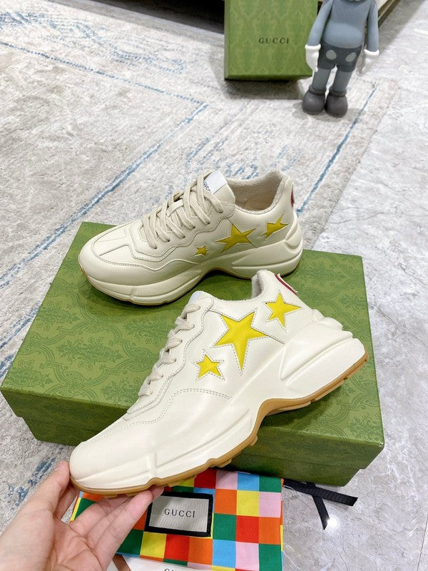 Gucci fresh white-and-black luxury sneakers view 5 streetwear statement look