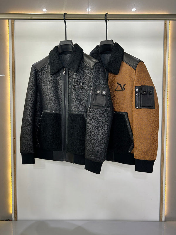 Back view of Louis Vuitton luxury clothing with everyday silhouette