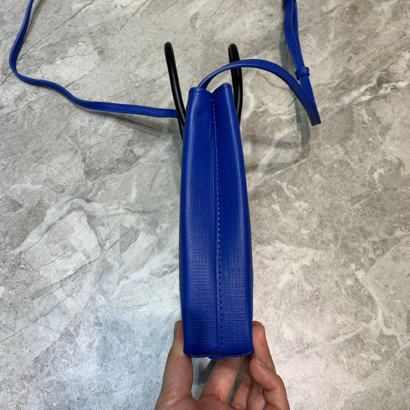 Classic Vegan Leather Handbag - Statement Silhouette | Women's Fashion Handbag #993 - back view (image 4) of designer-inspired handbag