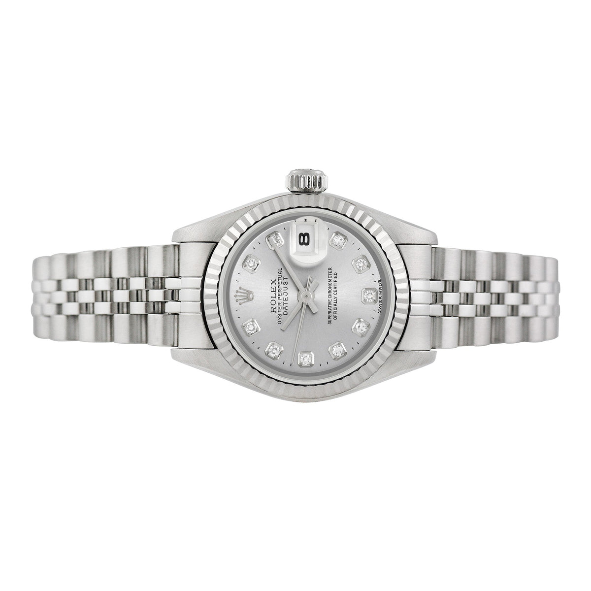 Front view of Rolex women's watch