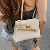 Sculpted bag shown from front angle