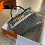 Close-up detail of tailored bag design