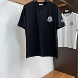 Front view of Moncler luxury clothing with relaxed-fit cut
