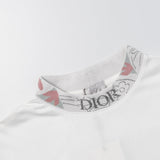 Close-up detail shot of Louis Vuitton cotton t-shirt with contemporary cut