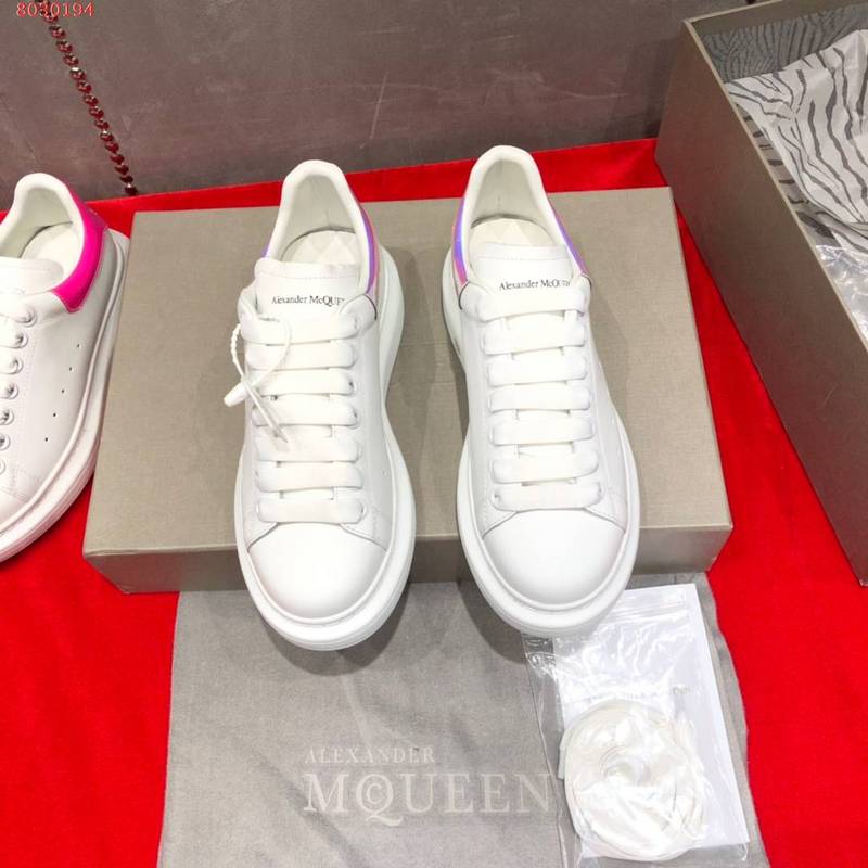 Alexander McQueen sneakers detailed view showing premium designer craftsmanship