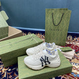 Gucci classic monochrome luxury sneakers view 8 low-top design
