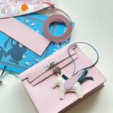 Close-up detail of elegant bag design