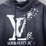 Full styled look of Louis Vuitton luxury clothing with tailored silhouette