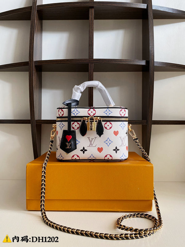 Back view of classic structured women's handbag – women's everyday handbag