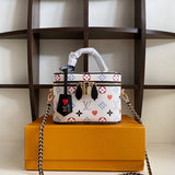 Back view of classic structured women's handbag – women's everyday handbag