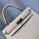  tailored everyday bag detail view showing craftsmanship