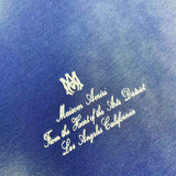 Close-up of Amiri t-shirt craftsmanship