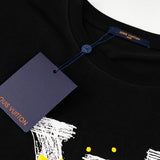 Front view of Louis Vuitton cotton t-shirt with contemporary cut