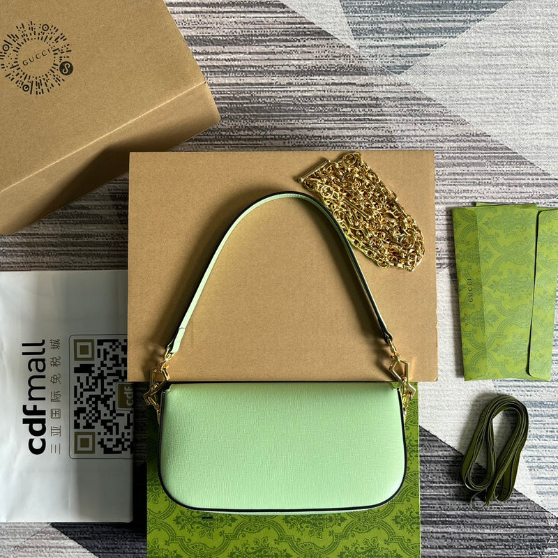Side profile of signature premium women's handbag – women's everyday handbag