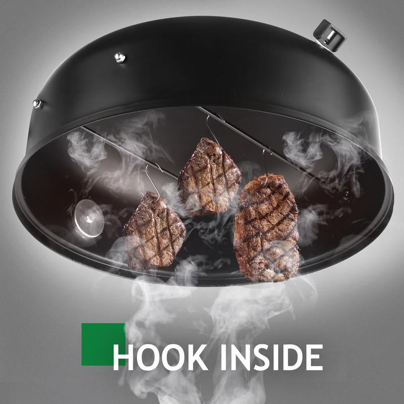 Smoker Carbon Grill, Portable Charcoal BBQ Barrel Grill