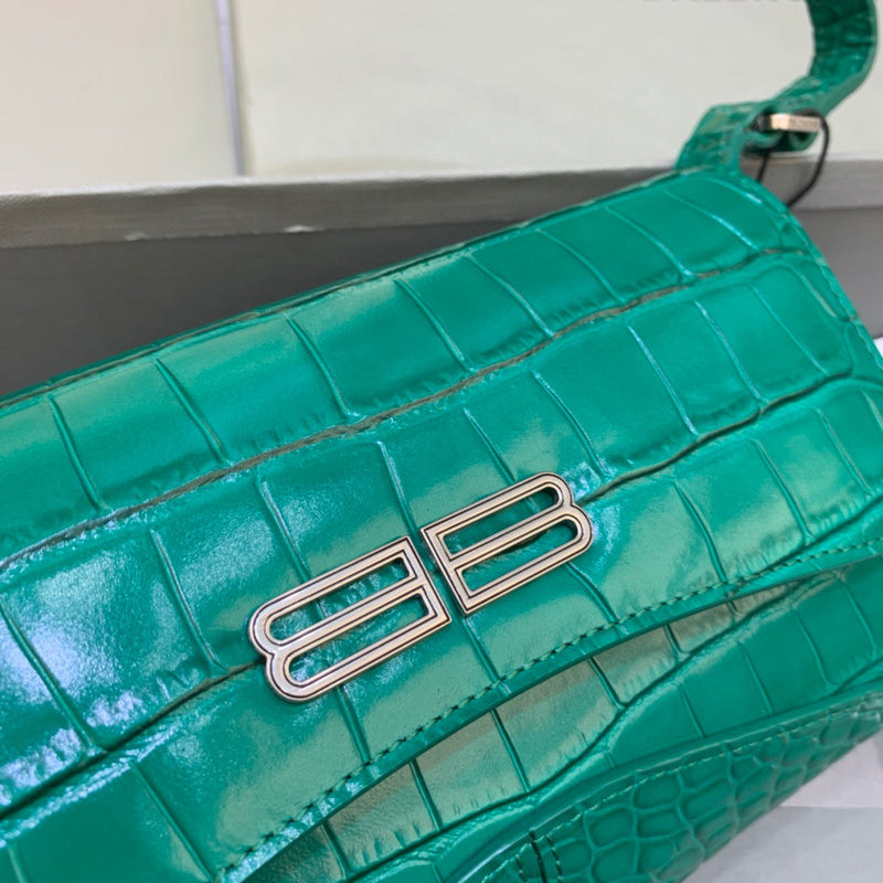 Sophisticated Faux Leather Handbag - Signature Hardware Accents | Women's Designer-Inspired Purse #440 - interior view (image 6) of designer-inspired handbag