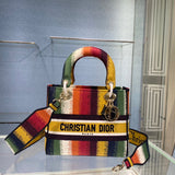 Side profile of signature chic women's handbag – women's designer-style accessory