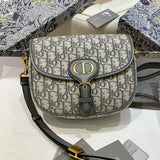 Front view of classic sleek women's handbag – women's luxury handbag