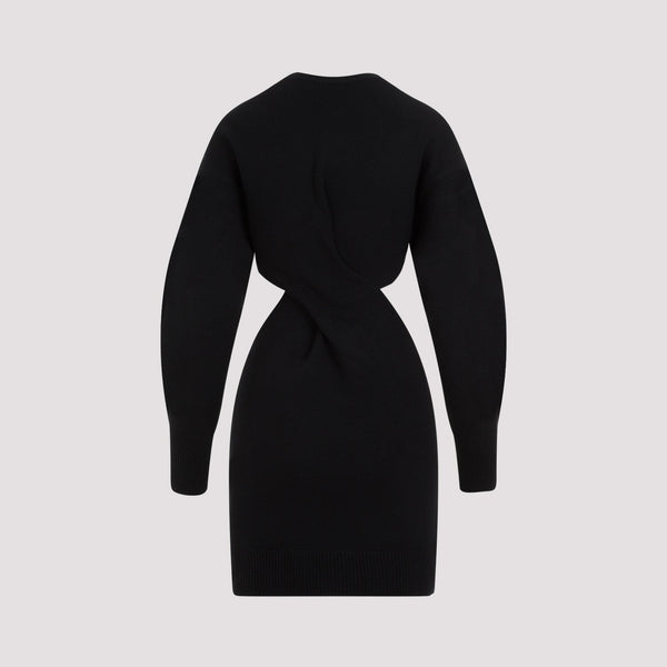 Alexander McQueen Dresses? Alexander Mcqueen Wool Mini Dress Women Luxury Party Occasion Dress