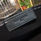 Polished Faux Leather Handbag - Understated Luxury Look | Women's Premium Handbag #952 - alternate angle view (image 8) of designer-inspired handbag