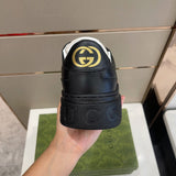 Gucci muted earth tones luxury sneakers view 5 retro runner design