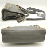 Aurelombra elegant leather Luxury Bag back view