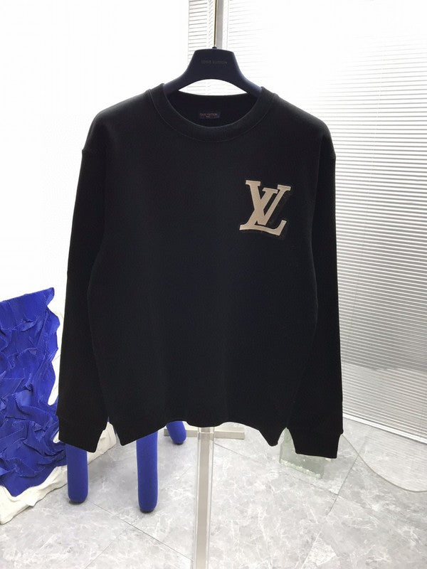 Close-up detail shot of Louis Vuitton luxury clothing with streetwear-inspired cut