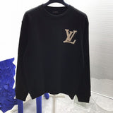 Close-up detail shot of Louis Vuitton luxury clothing with streetwear-inspired cut