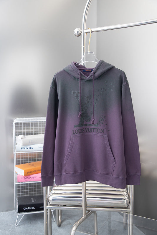 Front view of Louis Vuitton luxury clothing with tailored silhouette