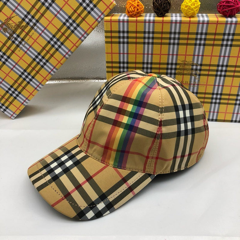 Front view of Burberry unisex cap