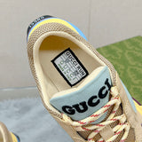 Gucci stone beige luxury sneakers view 9 classic court silhouette