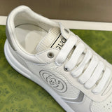 Gucci neutral cream luxury sneakers view 9 minimalist modern build