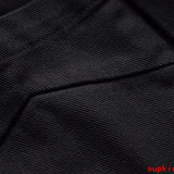 Side profile of Rhude luxury clothing with everyday silhouette
