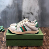 Gucci Casual sneakers in classic monochrome cushioned comfort fit front view