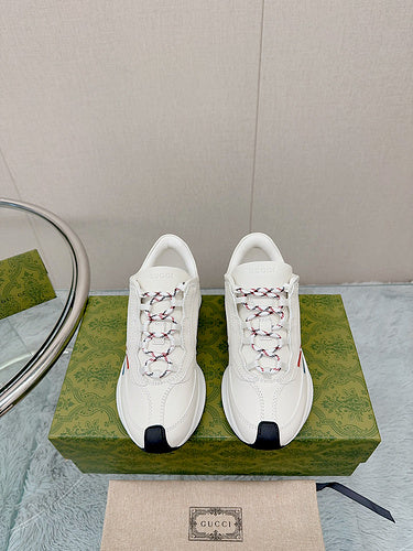 Gucci tonal black luxury sneakers view 11 premium leather build