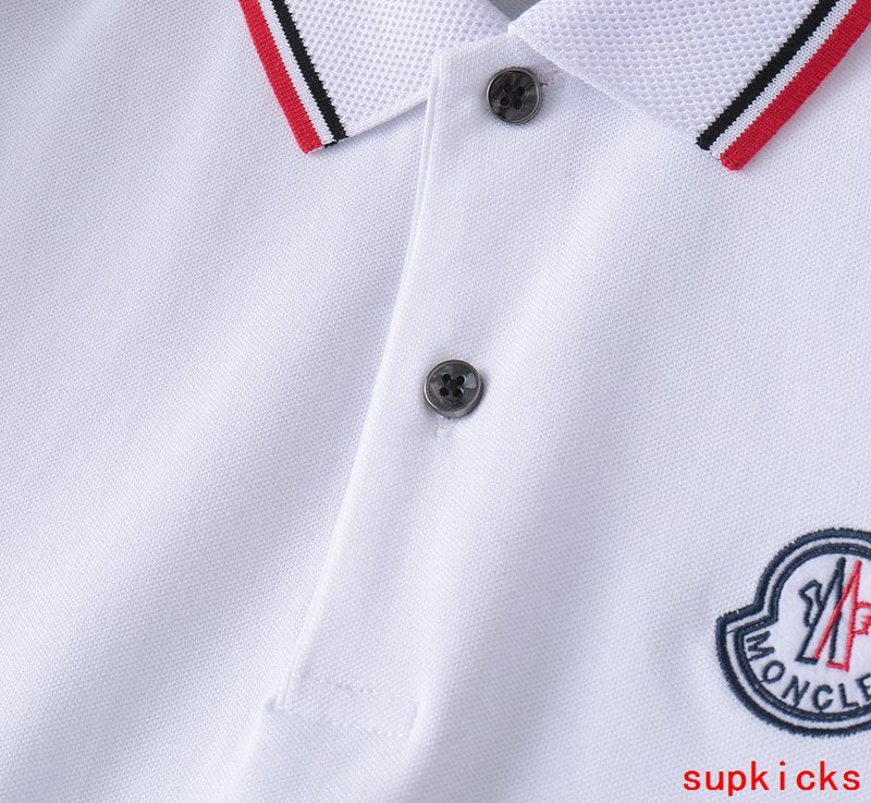 Back view of Moncler luxury clothing with monogram-inspired silhouette