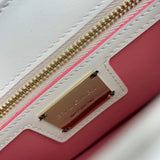 Bold Faux Leather Handbag - Sleek Minimalist Lines | Women's Fashion Handbag #1718 - close-up detail shot (image 3) of designer-inspired handbag