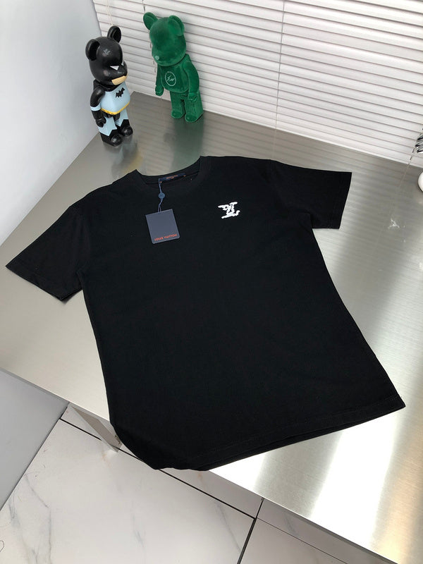Back view of Louis Vuitton cotton t-shirt with monogram-inspired silhouette