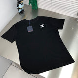 Back view of Louis Vuitton cotton t-shirt with monogram-inspired silhouette