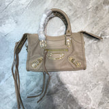 Effortless Premium PU Leather Handbag - Statement Silhouette | Women's Everyday Carry Handbag #693 - back view (image 4) of designer-inspired handbag