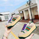 Gucci crisp white luxury sneakers view 5 heritage-inspired look