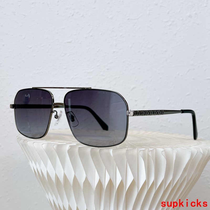 Front view of Louis Vuitton unisex sunglasses
