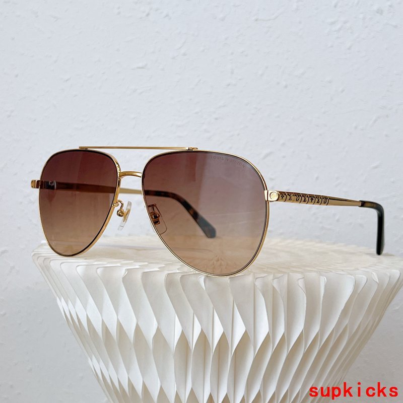 Front view of Louis Vuitton unisex sunglasses