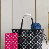 Side profile of polished chic women's handbag – women's designer-style accessory