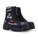Balenciaga premium boots detail and craftsmanship close-up