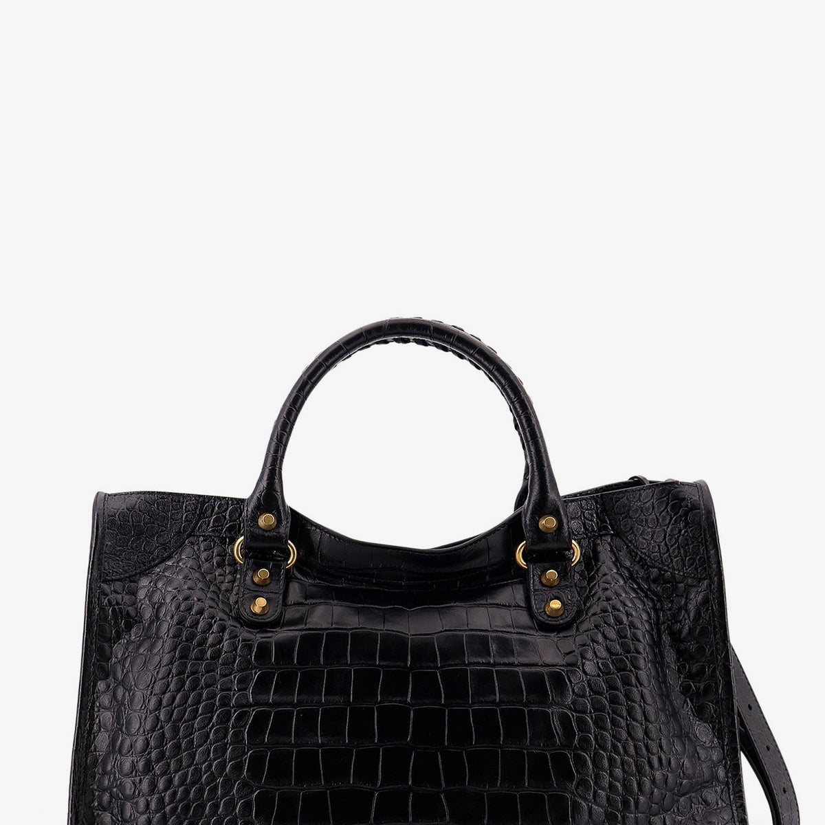 Balenciaga Bags? Balenciaga Women Le City Medium Leather Shoulder Bag Elegant Everyday Designer Handbag