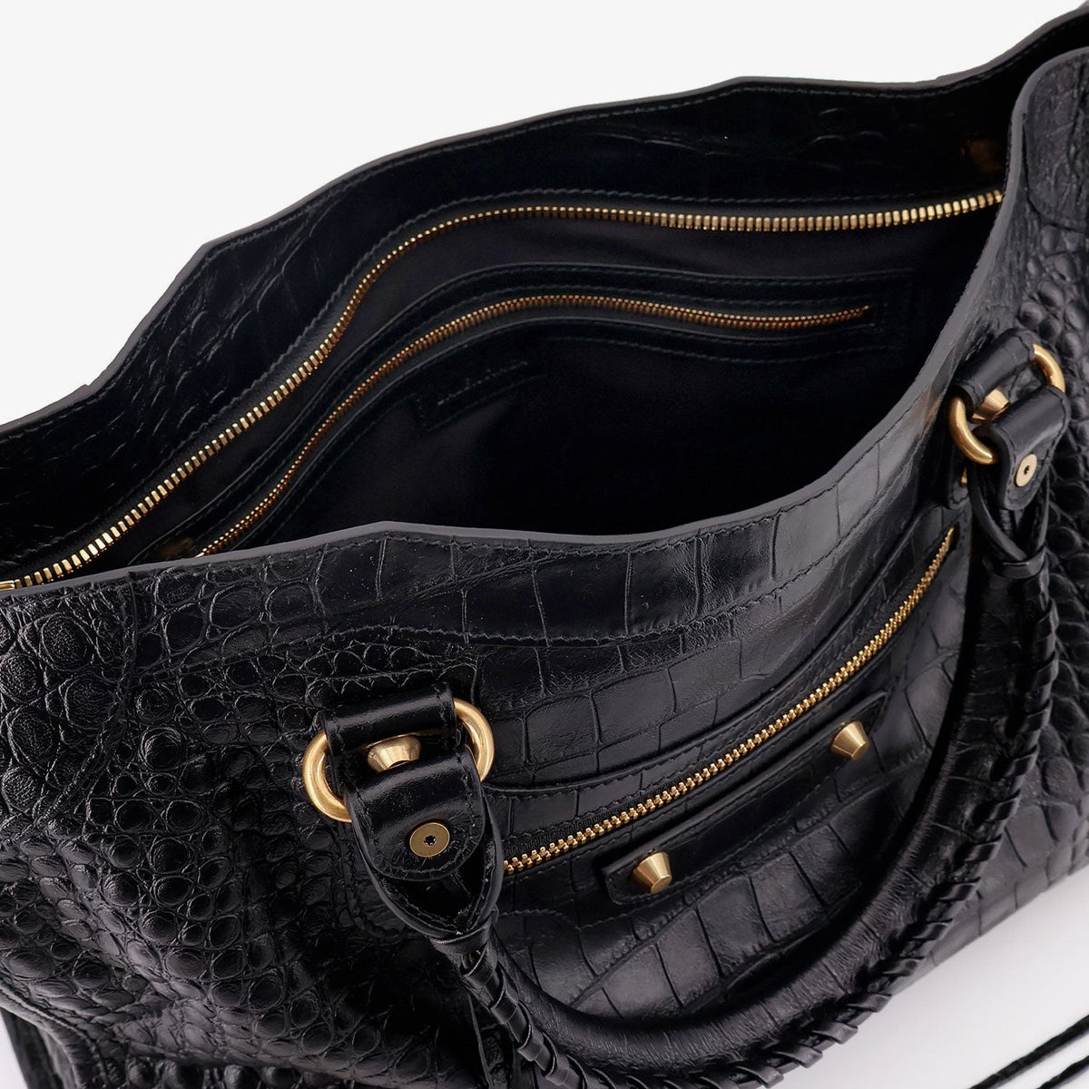 Balenciaga shoulder bags lifestyle shot premium designer piece