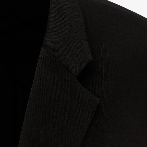 Balenciaga Jackets? Balenciaga Women Single Breasted Cut Off Viscose And Wool Blazer Stylish Everyday Designer Outerwear
