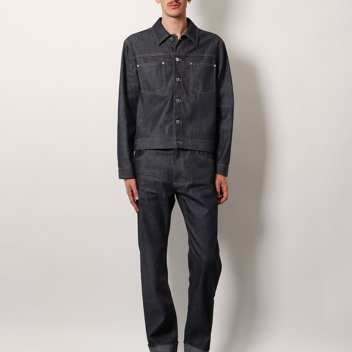 Bottega Veneta Jackets? Bottega Veneta Men Denim Jacket With Iconic Intrecciato Patch Premium Casual Designer Jacket